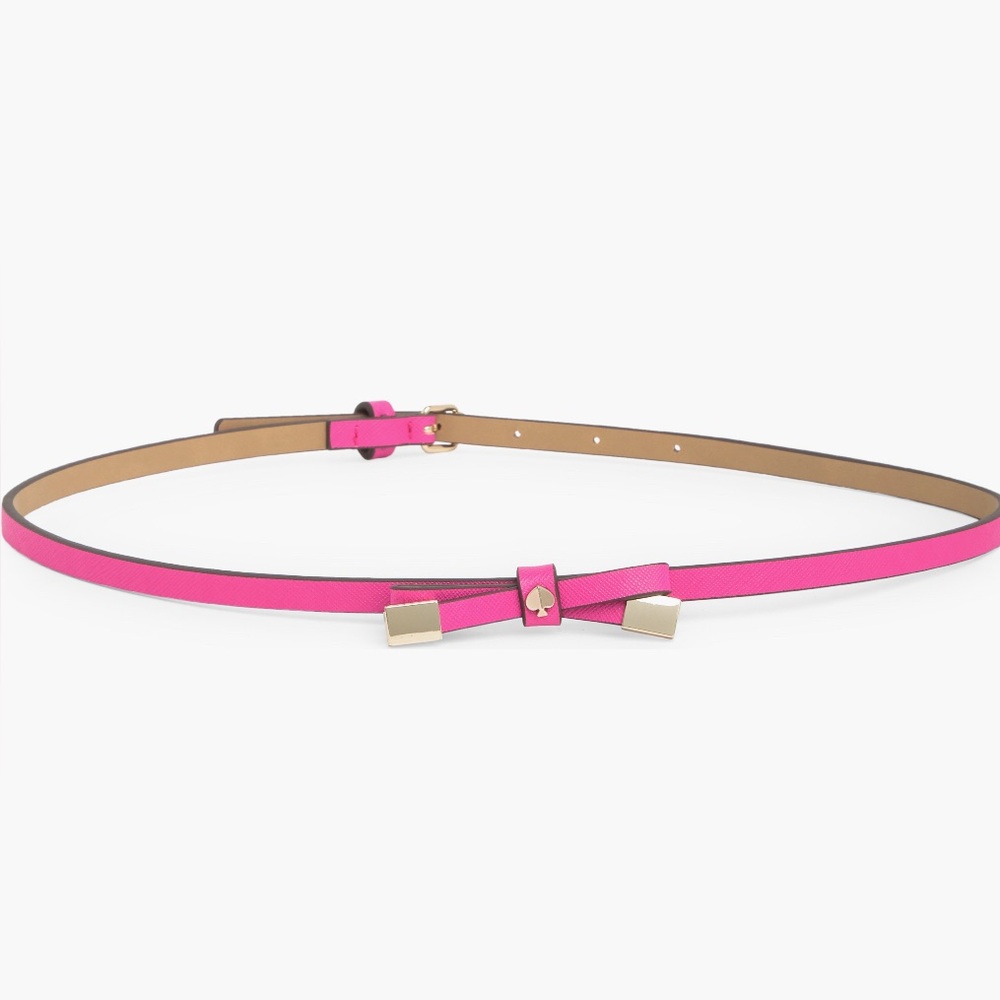 Kate Spade Fuchsia Bow Belt